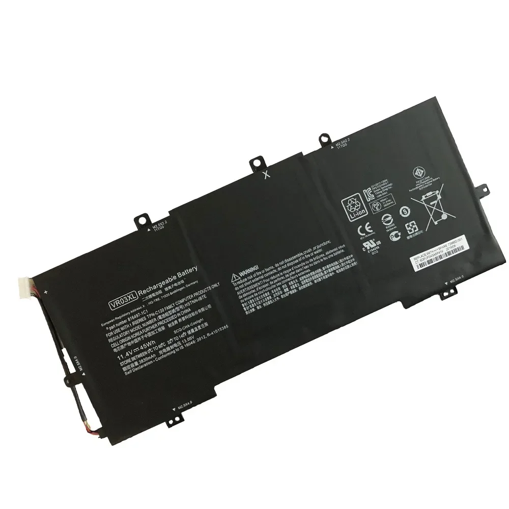 11.4V 45wh VR03XL Original VR03XL Laptop Battery For HP 13-D023TU 13-D024TU 13-D025TU 13-D046TU 816497-1C1 HSTNN-IB7E TPN-C120