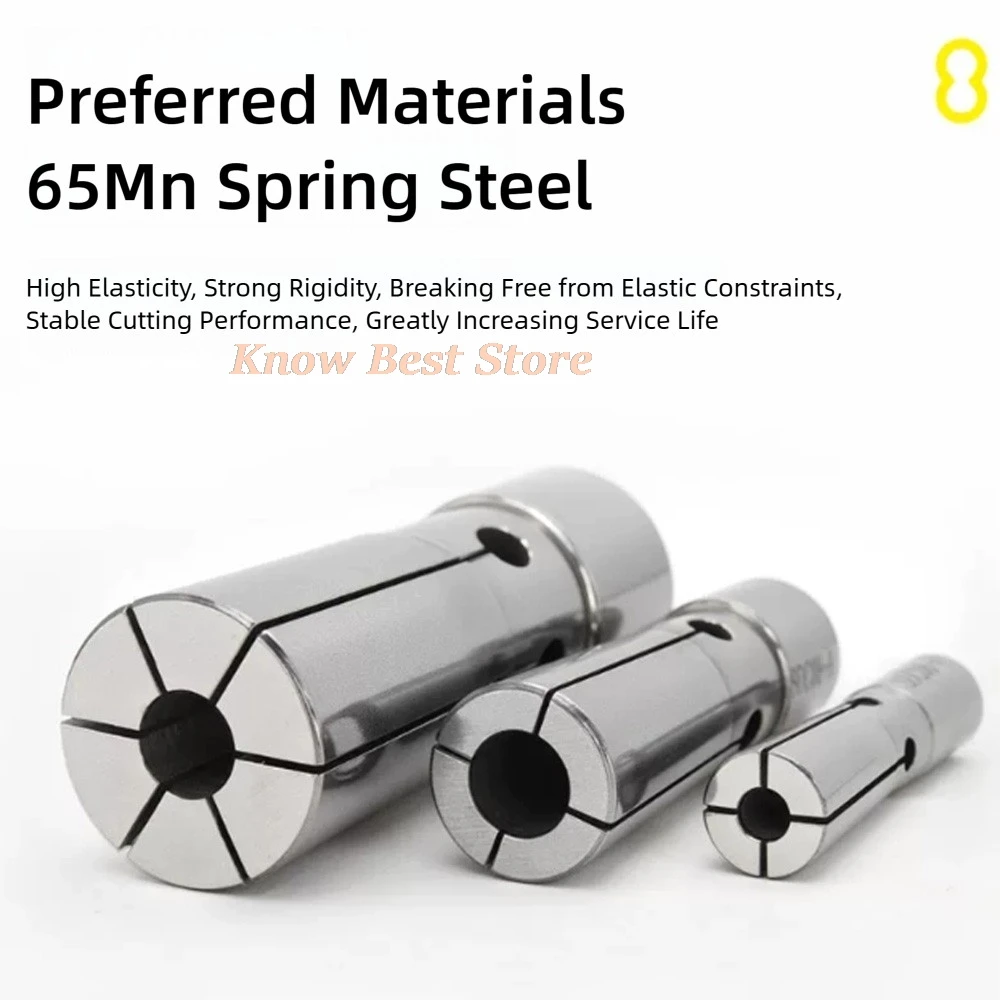 Precision Pull Back Collet SDC04 DC06 DC08 DC12 Thread Mini Drill Chuck Cutters 1/8 3.175mm Machining Tools Lathe Spring Clamp