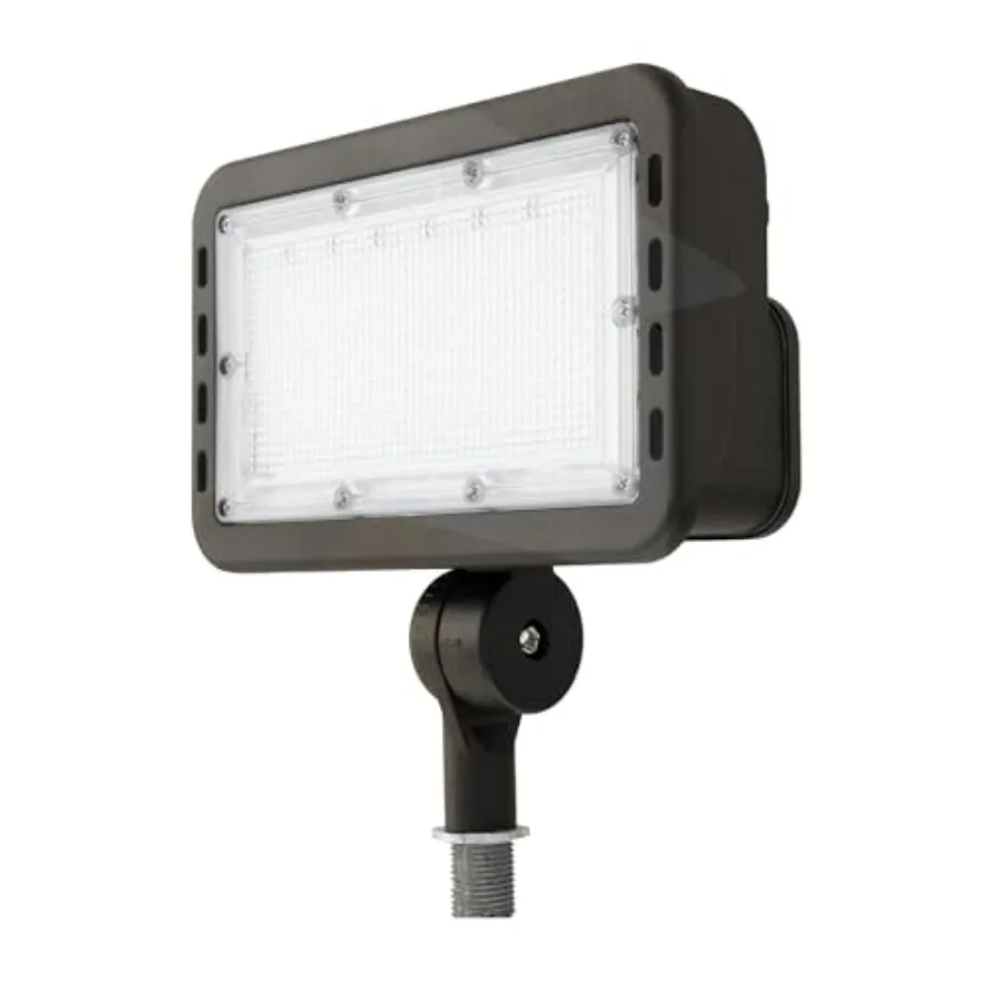 

100W Outdoor Flood Light 5CCT 3000K/3500K/4000K/5000K/6500K Selectable IP65 Waterproof Adjustable Knuckle Mount 6500LM High Out
