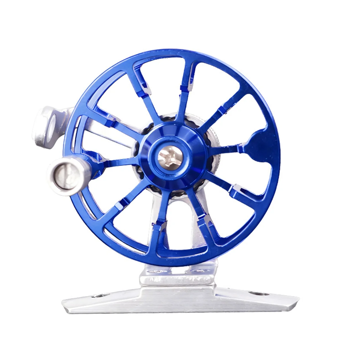 A03R Metal Right Hand Flying Ice Fishing Reel Rock Fishing Hand Rod Front Wheel with One Click Release Switch