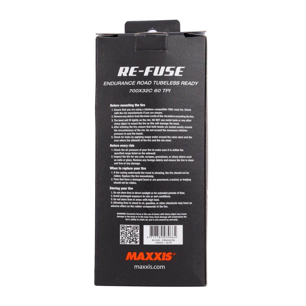 MAXXIS RE-FUSE Gravel Road BIKE TIRE 650 x47b 700 x25c 28C 32C 40C MaxxShield Hybrid Bicycle TIRE Tubeless Version disponibile