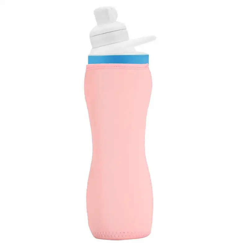 Sports Water Bottle Sleeve Portable Bottle Cooler Cover Beverage Bottle Sleeves Covers Portable Bottle Cooler Cover Multi-colors