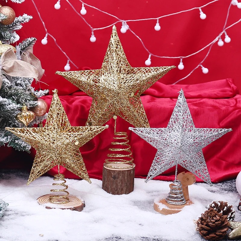 Hiasan Puncak Pohon Natal Bint - Star Tree Topper ulasan dan harga