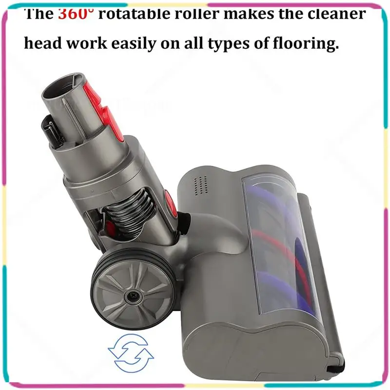 

B13C Vacuum Cleaner Brush Head Floor Cleaning Tool Electric Turbine Floor Brush Head Accessories For DYSON V7 V8 V10 V11 V15
