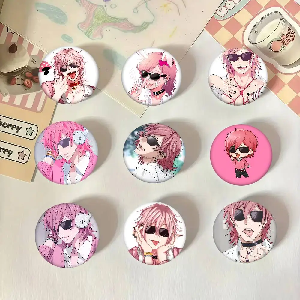 Yuri Ayato insignia redonda broche creativo ropa mochila accesorios Pin de solapa