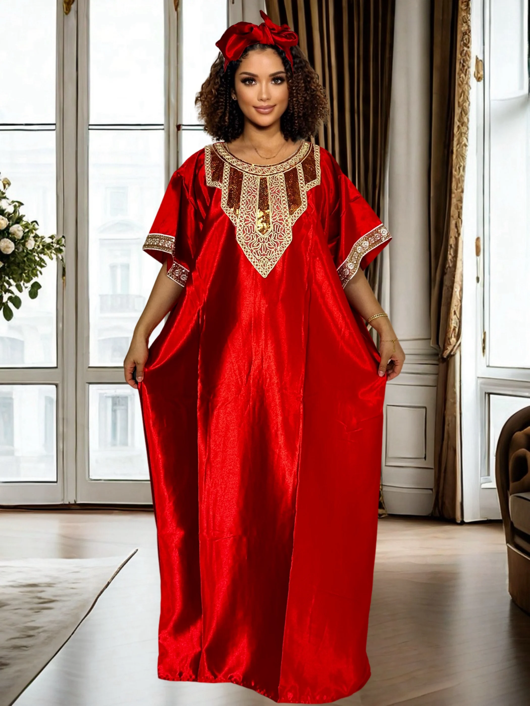

Plus Size Shinny Sequins Maxi Dress Party Casual Dress Evening Gown