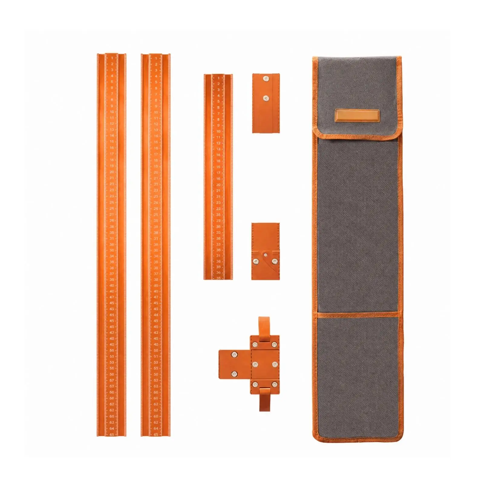 Cross Fence Measuring Guide Ruler 35cm Rail for Accurate Marking and Cutting on Wood Projects