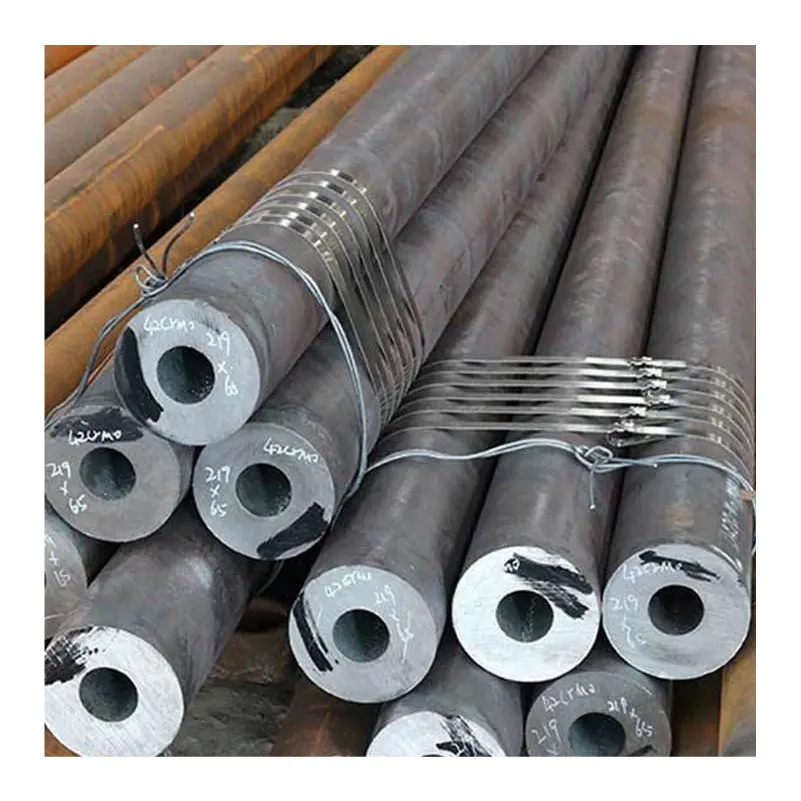 Custom Length 12m/6m Welded Carbon Steel ERW Steel Pipe Ms Iron with Cutting
