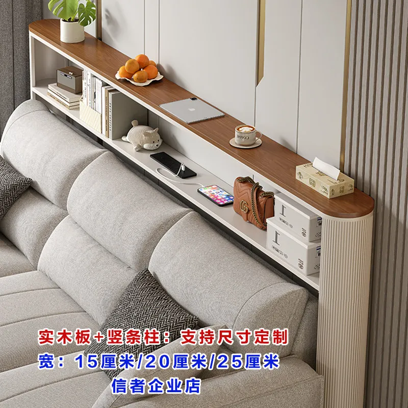 Shelf behind the sofa Solid wood living room clip gap Electric radiator porch Very narrow bookcase Bedside long table