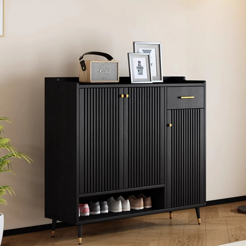 خزائن غرفة المعيشة الفاخرة المريحة عرض الخشب تخزين طويل القامة خزائن غرفة المعيشة خزانة تخزين خزانة جانبية أثاث المنزل #1