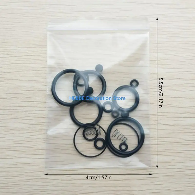 B0KC 1Set Sealing O-rings High Pressure Hand Inflator Repair Set 30mpa