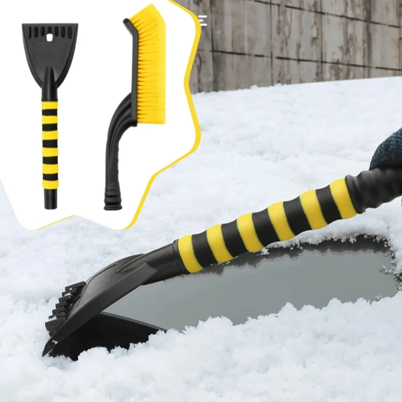 

Многофункциональный автомобильный скребок для льда, съемная щетка для снега, лобовое стекло, инструменты для удаления снега, размораживание, автоаксессуары