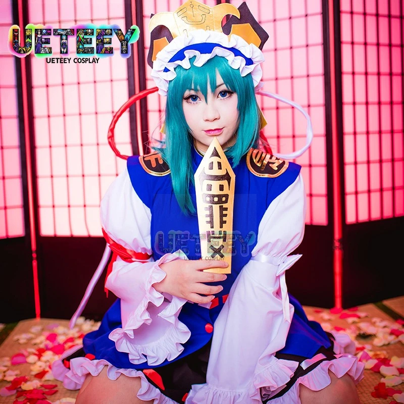 

UETEEY COS Touhou Project Shikieiki Yamaxanadu Cosplay Costume Halloween Set Custom Size