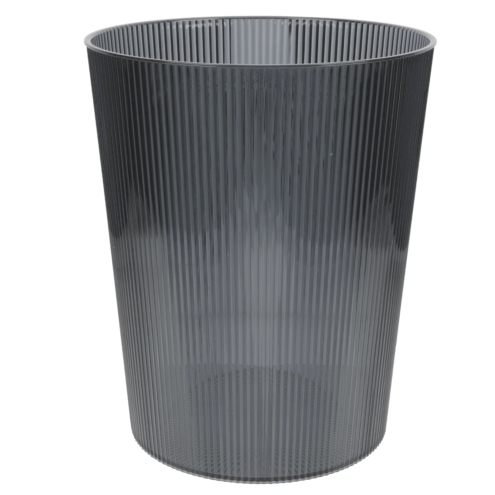 

Modern 10L Round Plastic Trash Can For Home Office Decorative Waste Container Transparent Flower Arrangement Bucket