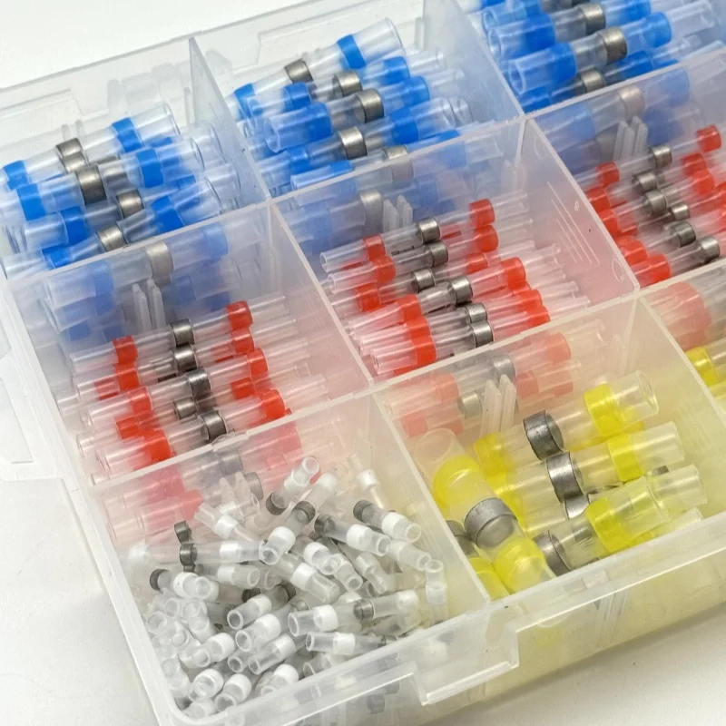 300 PCS Sealed Welding Insulated Heat Shrink Waterproof Solder Ring Kit