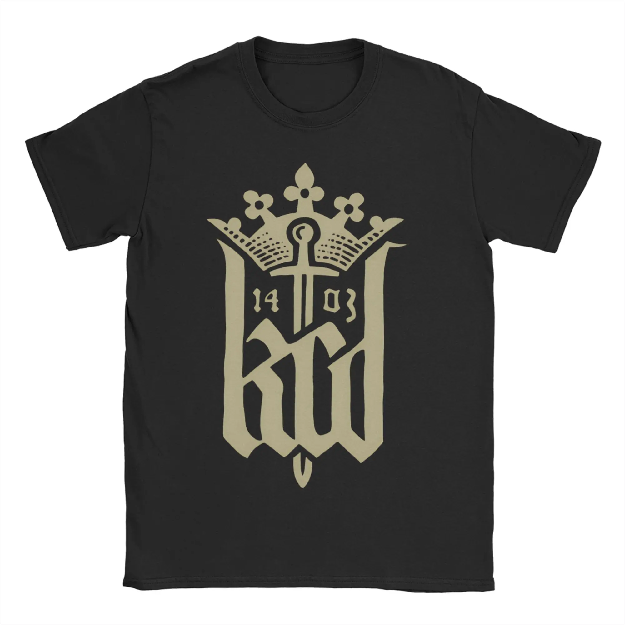 

Men Kingdomed Come Deliverance T Shirts 100% Cotton Tops Novelty Short Sleeve Round Collar Tees Big Size T-Shirts