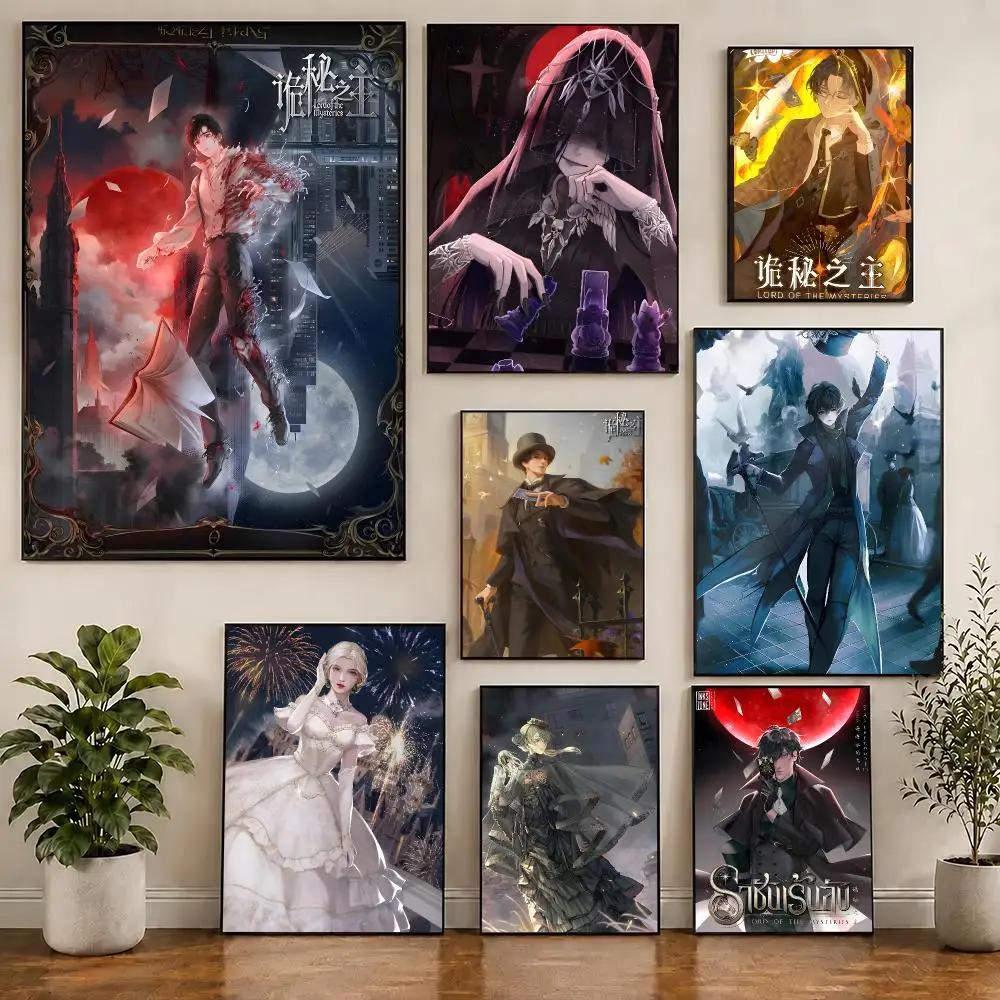 Anime L-Lord of the Mysteries Painting Canvas Poster Bedroom Living Room bar Hallway House interior Wall Decor
