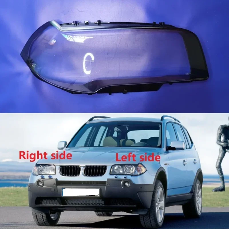 

New！ For BMW X3 E83 2004-2010 Auto Front Headlights Lens Cover Headlamp Shell Transparent Lampshade Glass Lamp Housing Lights Sh