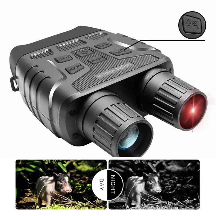 كاميرا فيديو داخلية للصيد تكبير رقمي تلسكوب بالأشعة تحت الحمراء مناظير للرؤية الليلية
