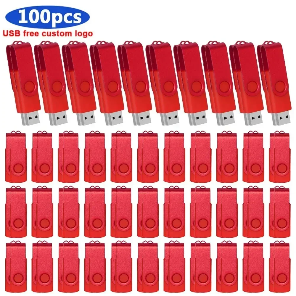 10/50/100 Stuks USB 2.0 Flash Drive Pendrive 1GB 2GB 4GB Pen Drive 8GB 16GB Geheugenstick 32GB USB Stick 64GB Flash 128MB Cadeau