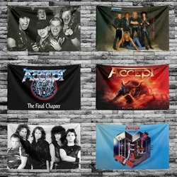 3x5 Ft a-Accepts Heavy Rock Band Flag Polyester Digital Printing Banner for Bedroom Wall Art Out Door Tapestry Decoration