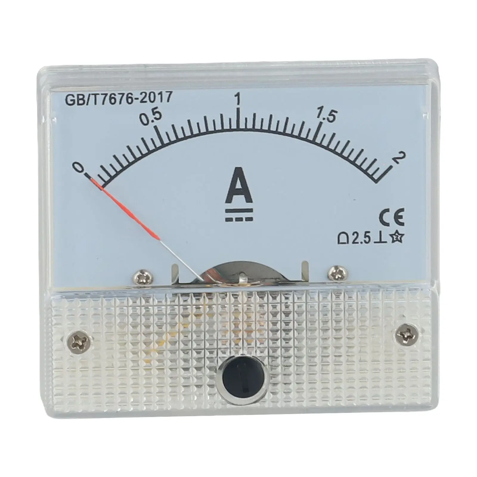 Current Meter Accurate Measurement ABS Flame Retardant Analog Ammeter C A Current Meter DC Ammeter Pointer Type Analog Ammeter