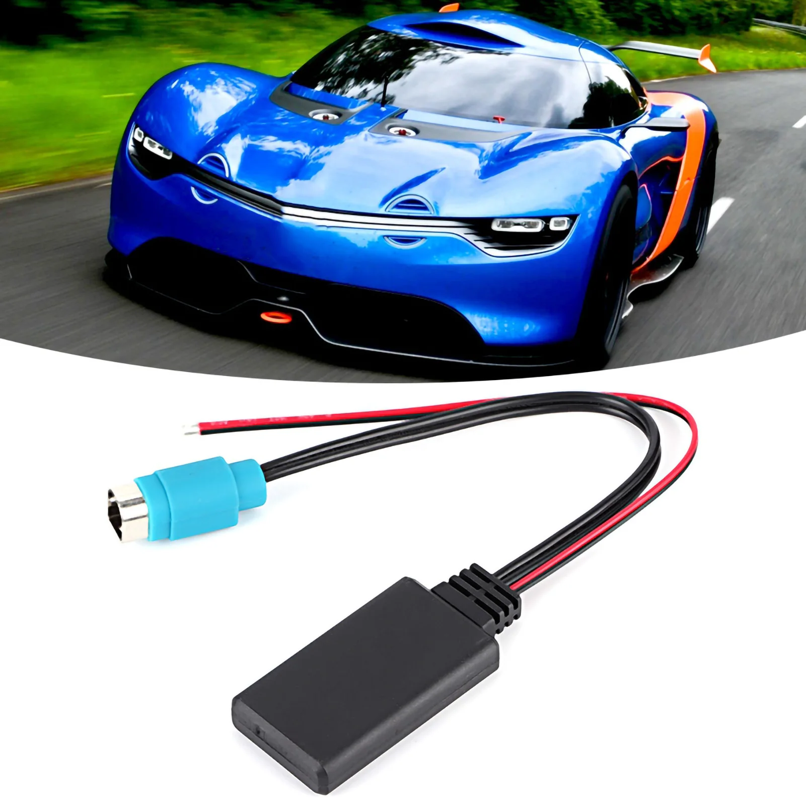 Bluetooth AUX‑IN Adapter KCE‑237B Wireless Audio Cable Fits For Alpine CDE‑W203Ri IDA X303 X305 X301 Car Accessories