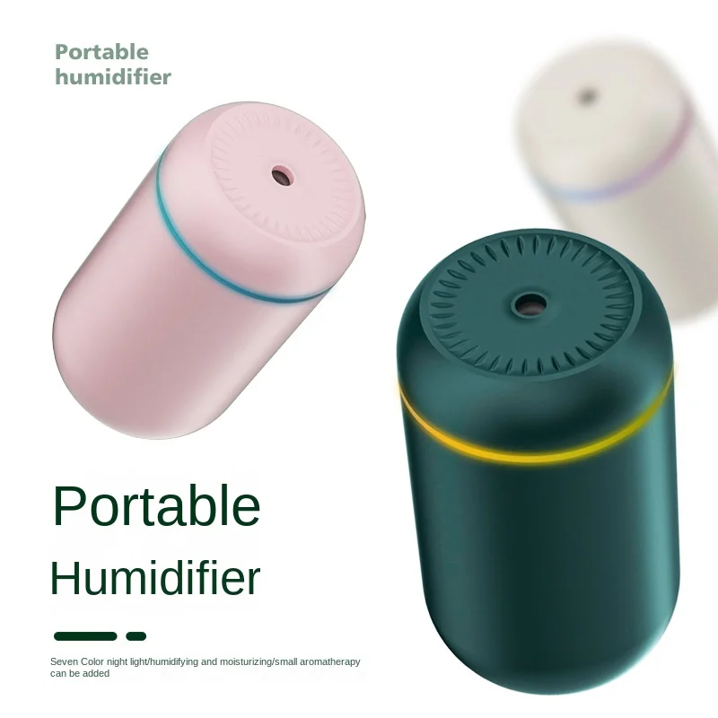 Humidificador de aire de aromaterapia, difusor de Aroma portátil con USB, para el hogar Luz Nocturna, coche, oficina, escritorio, atomización, aceites esenciales, 300ML