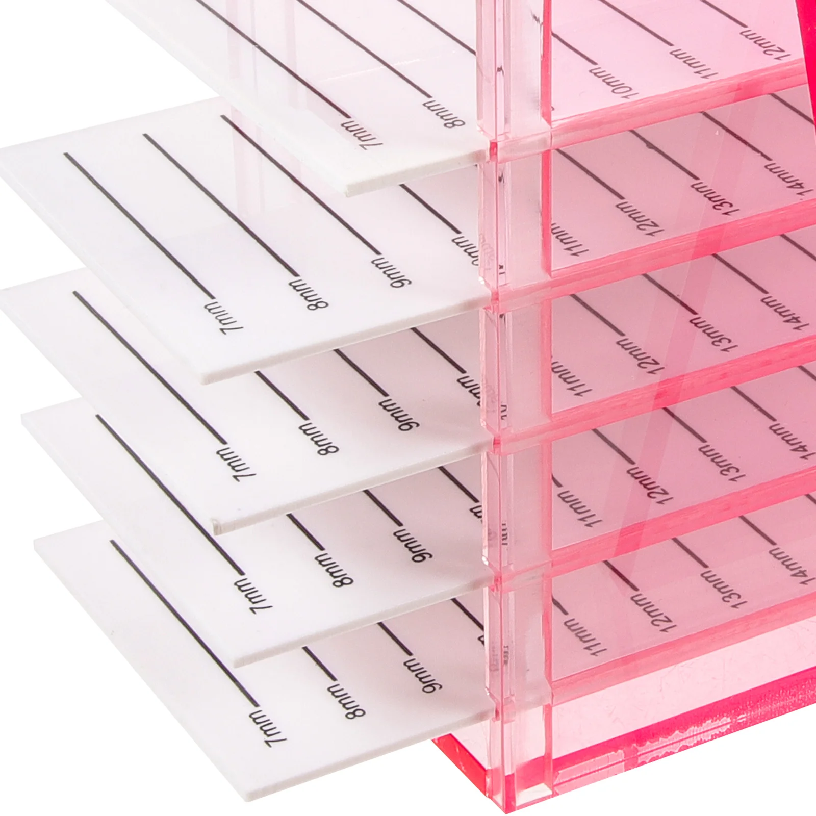 

Multi-Layer Eyelash Organizer Acrylic False Eyelash Storage Box Transparent Lash Case Durable Reusable Waterproof