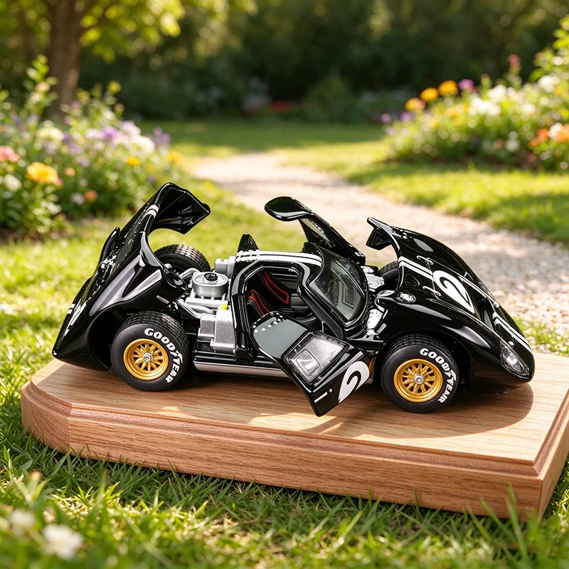 FG GKH 1:64 GT40 Mk II 2# Alloy Simulation Car Model Collection Display Toy Gift Static Pendants