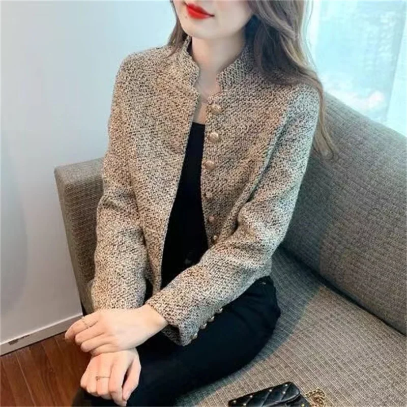 

Small Fragrant Wind Short Coat Women Autumn Winter 2024 New Unique High End Temperament Short Small Stature Reduced Age Jacket