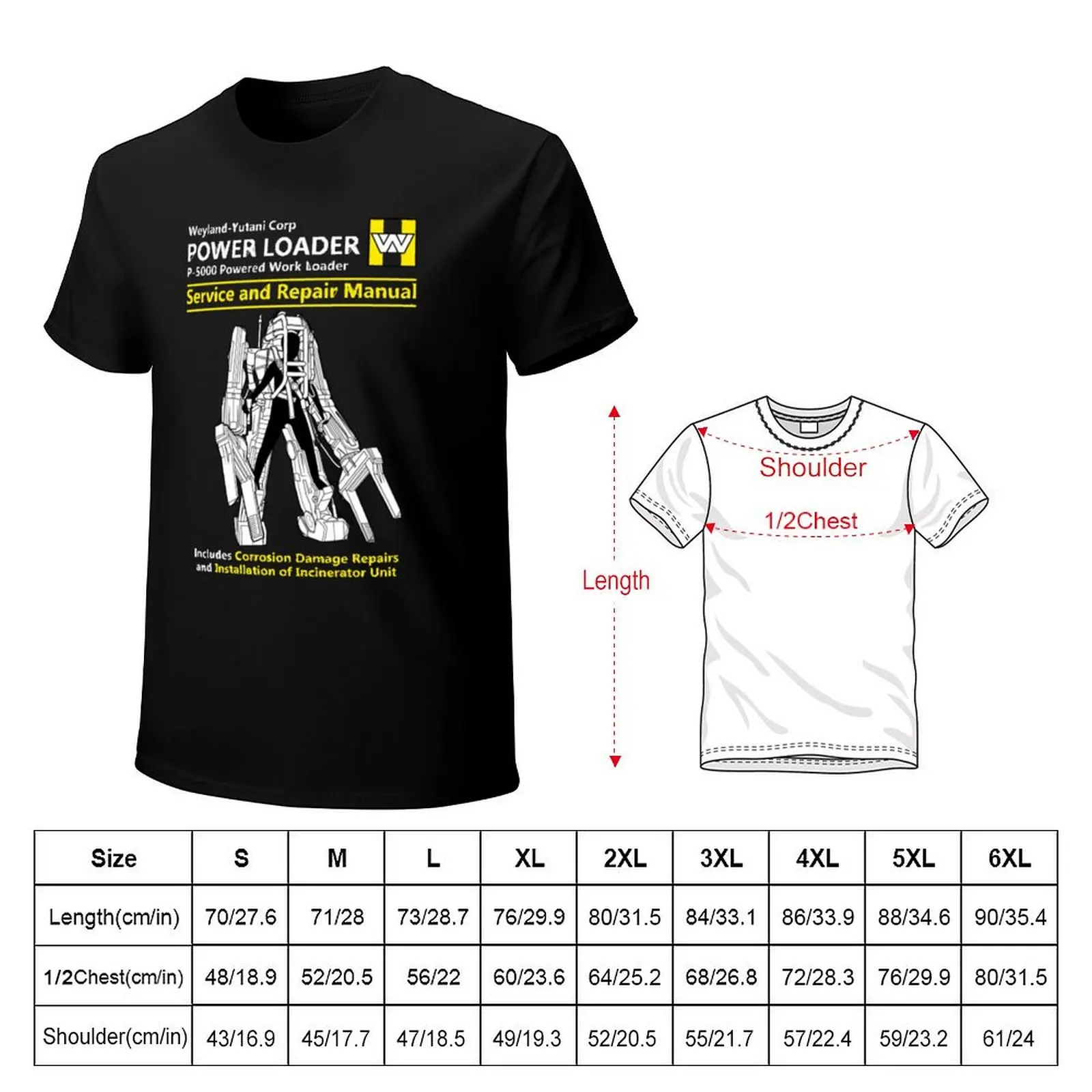 Power Loader Service and Repair Manual T-Shirt t shirt personalised T-Shirt