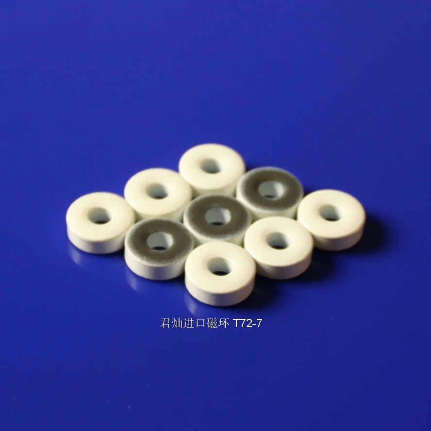 Magnetic Core T72-7 High-frequency RF Iron Powder Core White Gray Ring