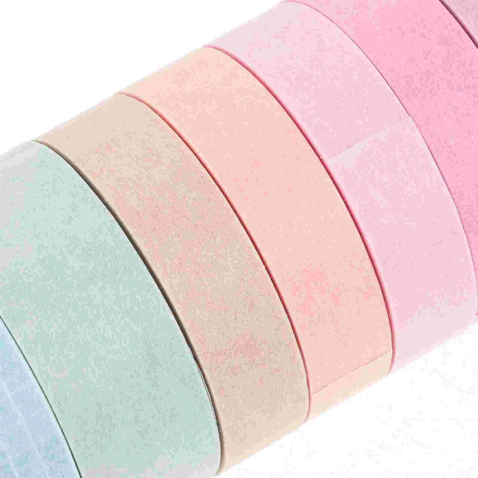 8 Rolls Washy Tape Pocket Scrapbook Hand Account Tapes Vinatge Washi Flower Stickers