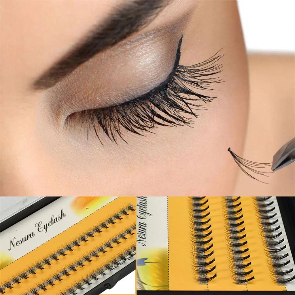 1 Box 60 Lashes 6mm False Black Individual Eyelash Extension Lashes