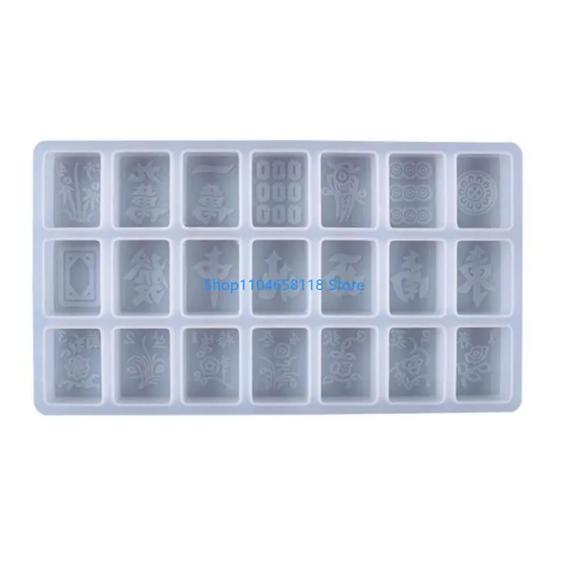Mahjong Tiles Silicone Mold Epoxy Silicone Molds for DIY Craft