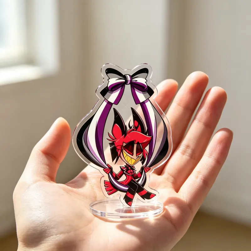 Hazbin Hotel Alastor Ace Pride Flag Swing Acrylic Standee Demon Character Anime Display Collectible Ornament Cosplay Gift