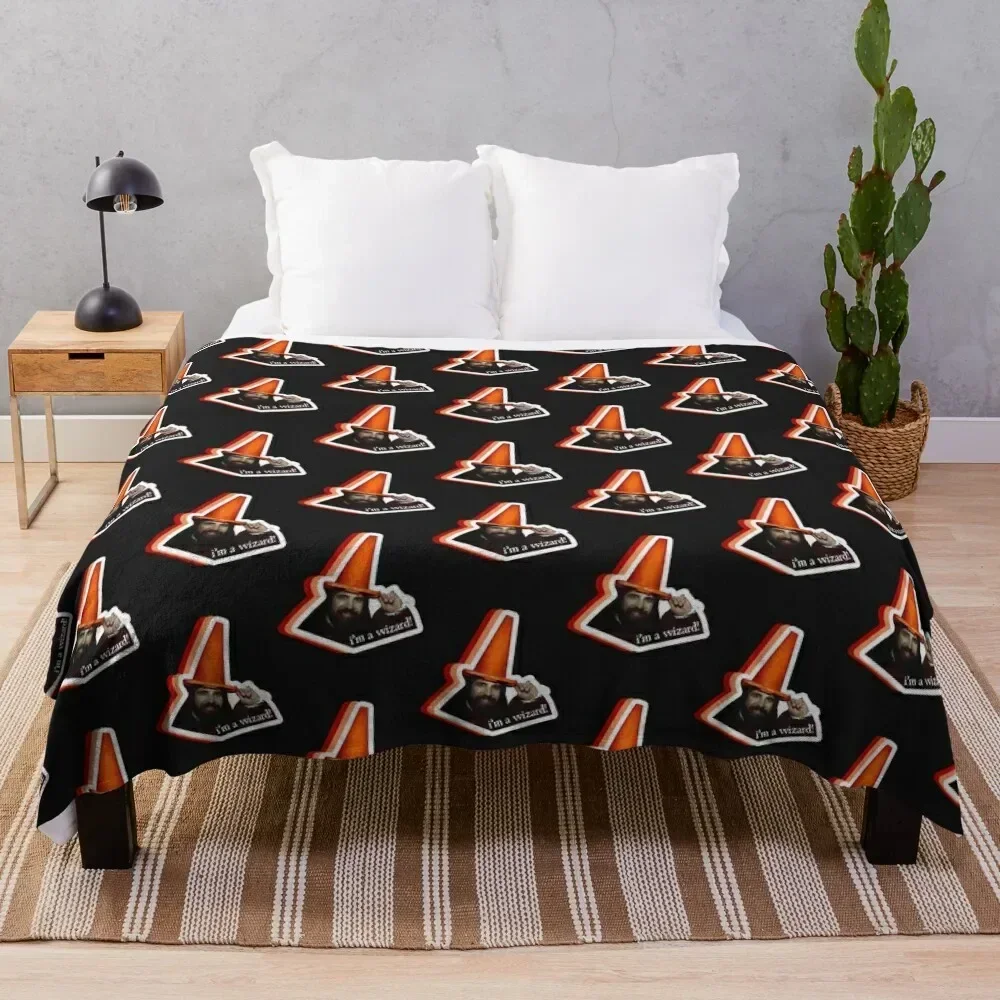

Behold! It's Nandor the Relentless Wizard T-Shirt Throw Blanket Soft Bedroom Blanket for Night Sleeping