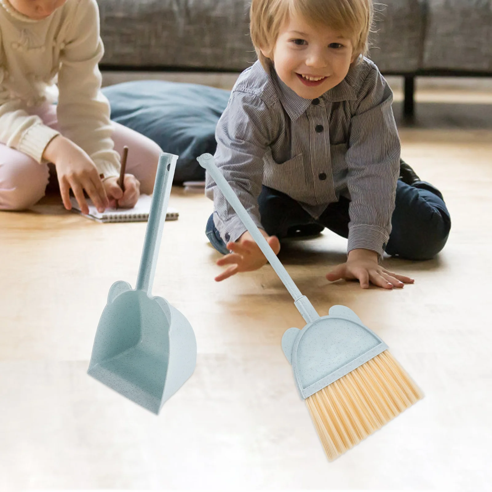 Petit balai pelle à poussière jouet Mini et enfants courts jouets pour tout-petits outils de nettoyage balais pour bébé