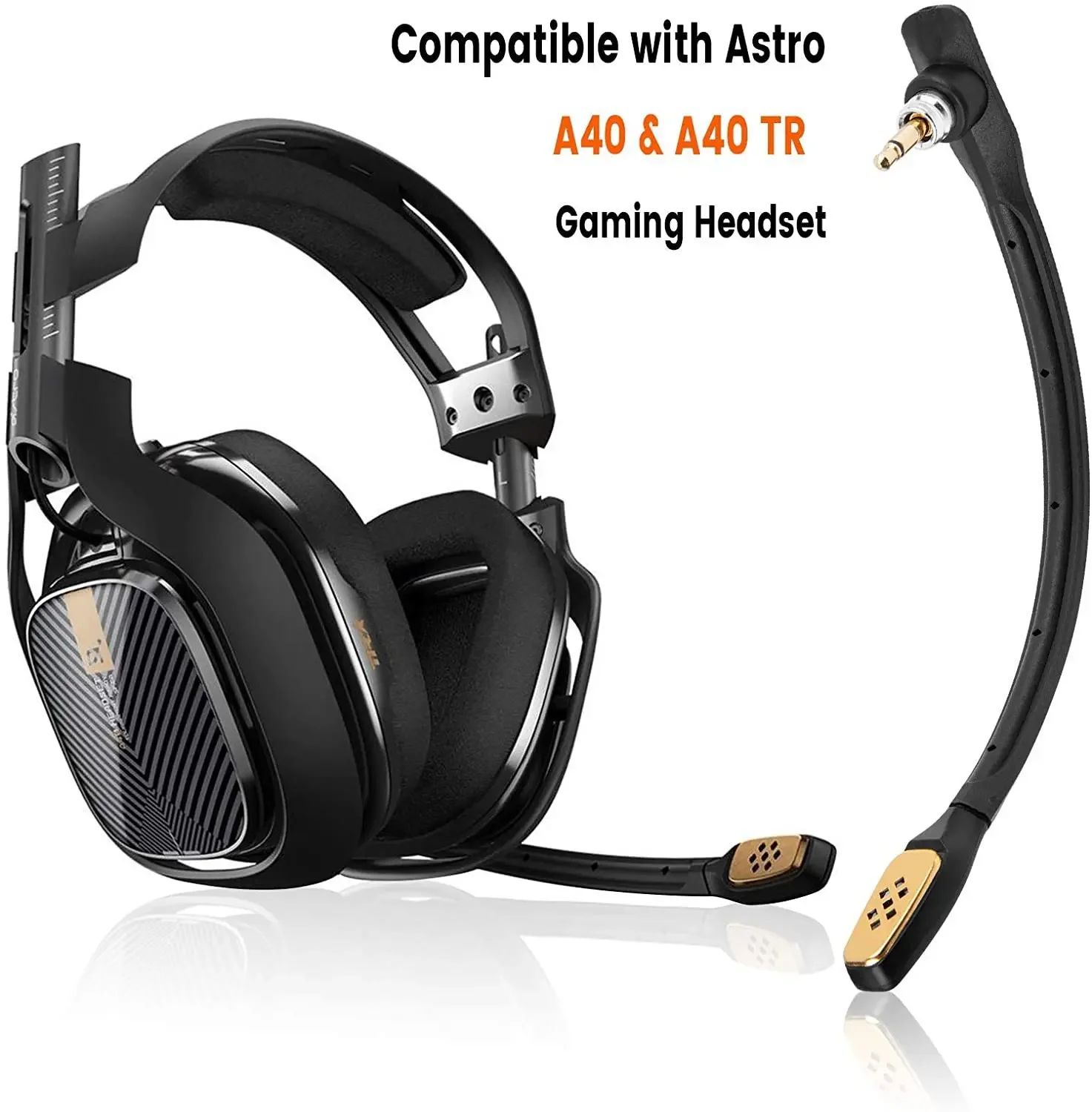 

Suitable for Logitech ASTRO A40 microphone fully directional noise cancelling microphone head mounted gaming headset microphone