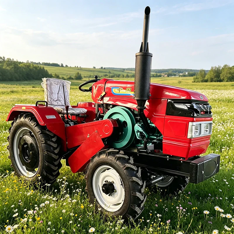 

Customized Good Value Four Wheel Tractor, Rotary Tiller, Wheel Type Micro Tiller & Small Plowing Machine