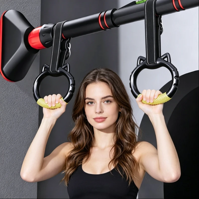 2pcs Adjustable Gym Rings for Grip Training