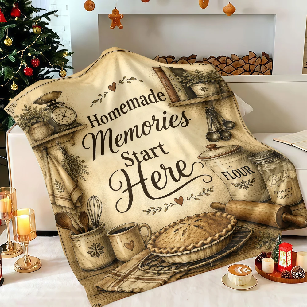 Black Flowers Print Super Soft Machine Washable Extra Warm Fuzzy Throw Blanket Breathable for Cool Summer Comfortable Nights