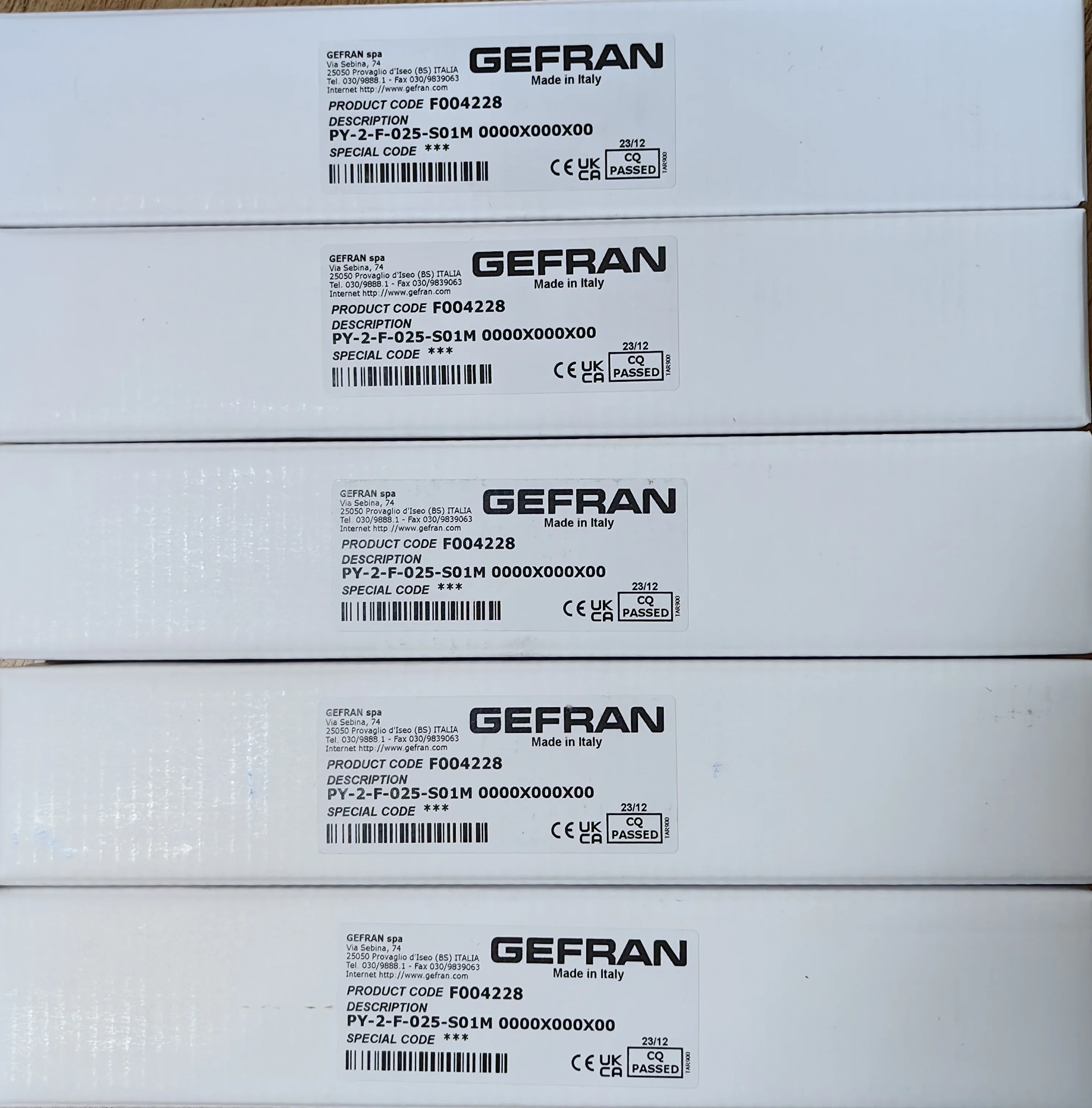 GEFRAN PY2-F-025-S01M PY2-F-050-S01M PY2-F-010-S01M PY2-C-010 PY2-C-025 PY2-C-050 POSITION TRANSDUCERS SENSORS IN STOCK