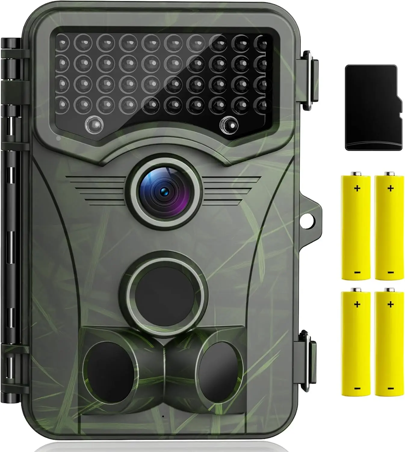 

4K 48MP Trail Camera, Night Vision 0.05s Trigger, 130° Wide Lens, IP66, 48pcs No-Glow IR LEDs, 2.4' LCD for Wildlife