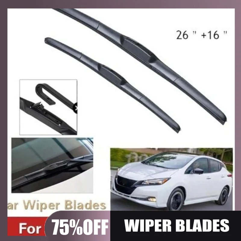 

Suitable for NISSAN LEAF 2017-2023 26 16 wiper blades