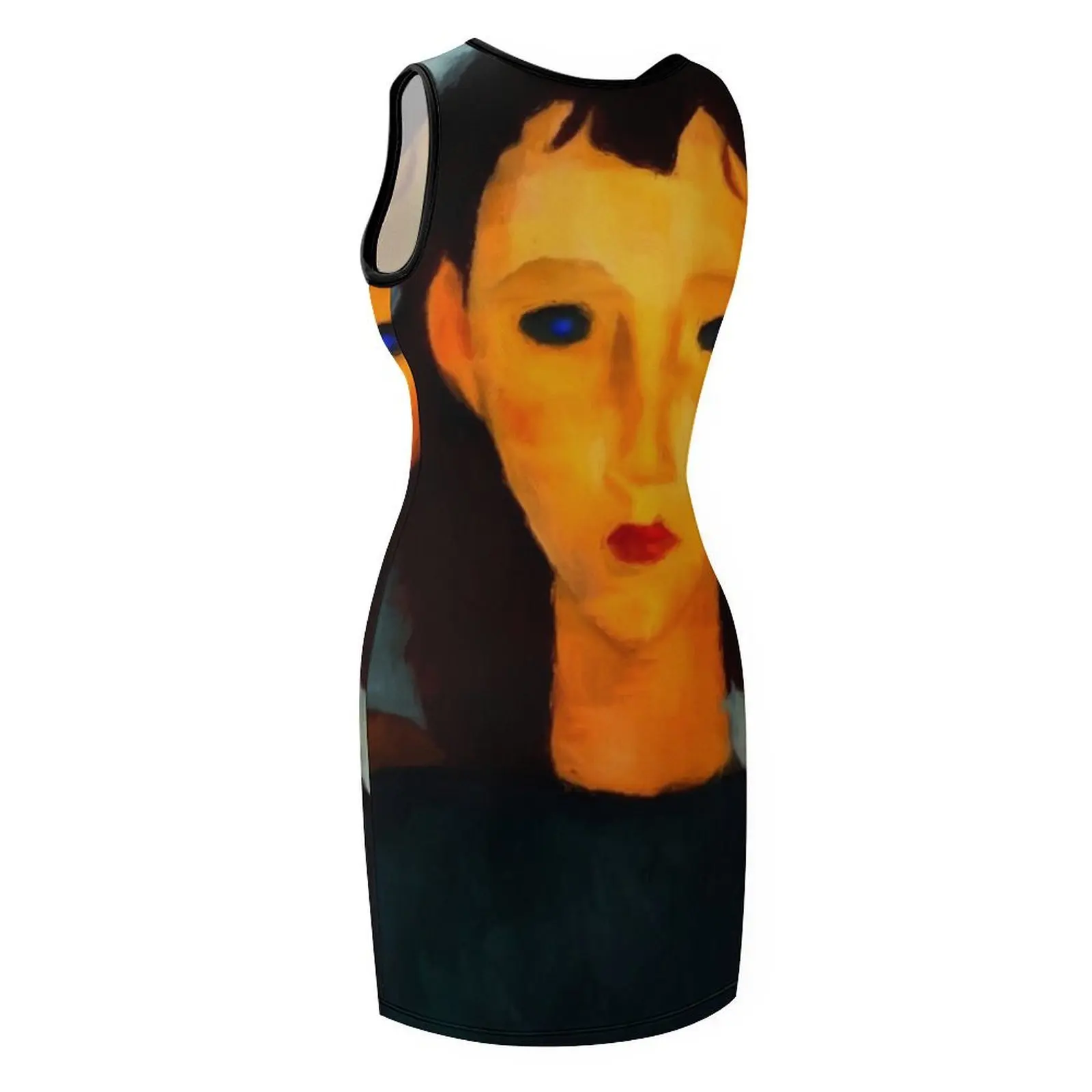 portrait of a woman Sleeveless Sundress Women dresses summer Bride dresses womens clothing Women's summer dress