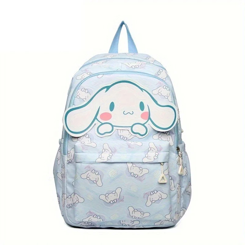 Cinnamoroll Series Backpack Set, Cartoon Anime Schoolbag, Casual Large Capacity Daypack, Student Kids Travel Commute Knapsack