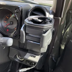 Car Dashboard Cup Holder and Phone bracket for 2019-2024 Suzuki Jimny JB74w JB64 Interior Auto Accessories ABS Drinks Holder