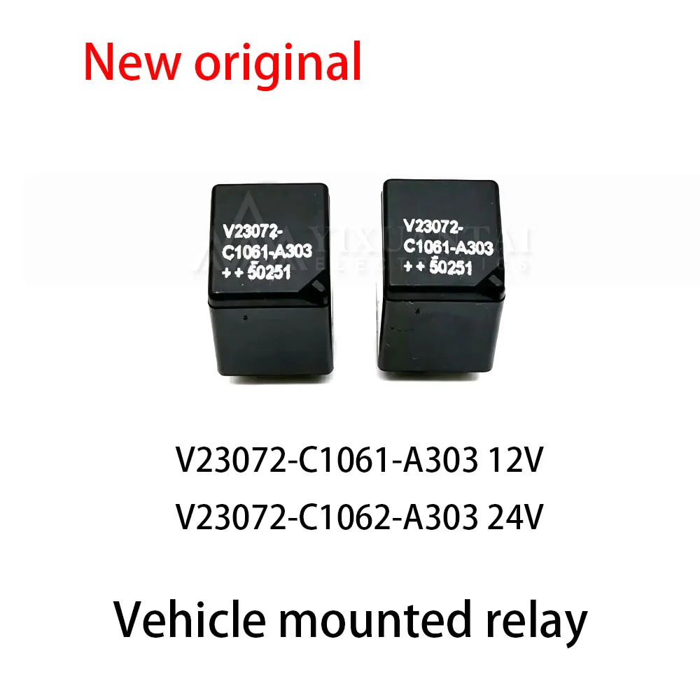 10Pcs V23072-C1061-A303 12V V23072-C1062-A303 24V Vehicle mounted relay